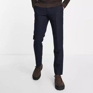 NWOT! French Connection Slim Fit Herringbone Suit Pants